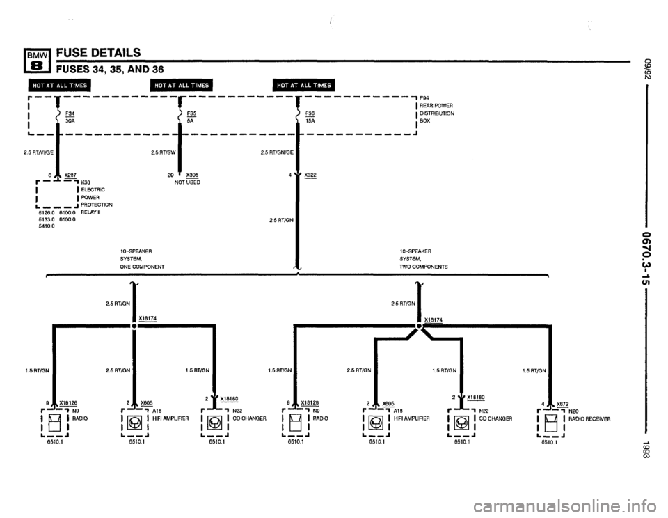 BMW 850i 1993 E31 Electrical Troubleshooting Manual 