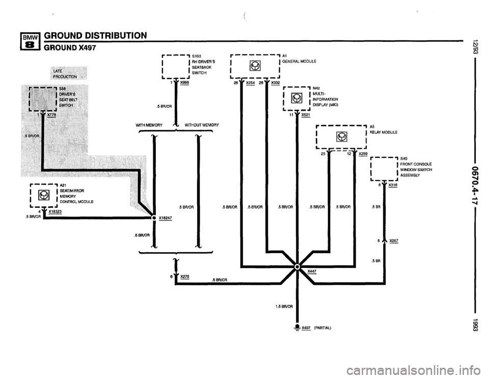 BMW 850i 1993 E31 Electrical Troubleshooting Manual 