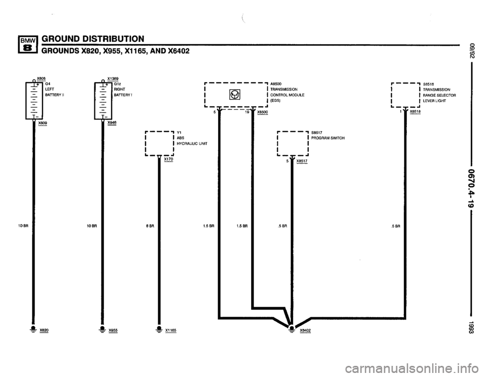 BMW 850i 1993 E31 Electrical Troubleshooting Manual 