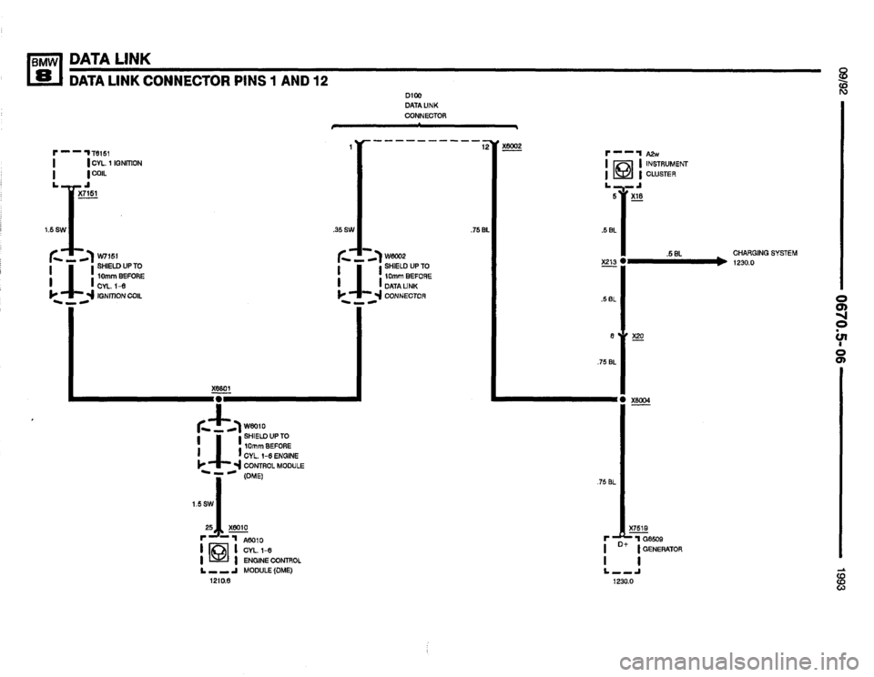 BMW 850i 1993 E31 Electrical Troubleshooting Manual 