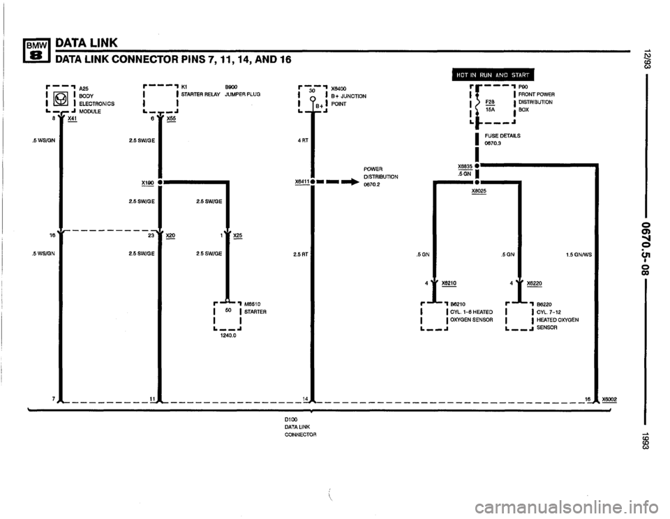 BMW 850i 1993 E31 Electrical Troubleshooting Manual 
