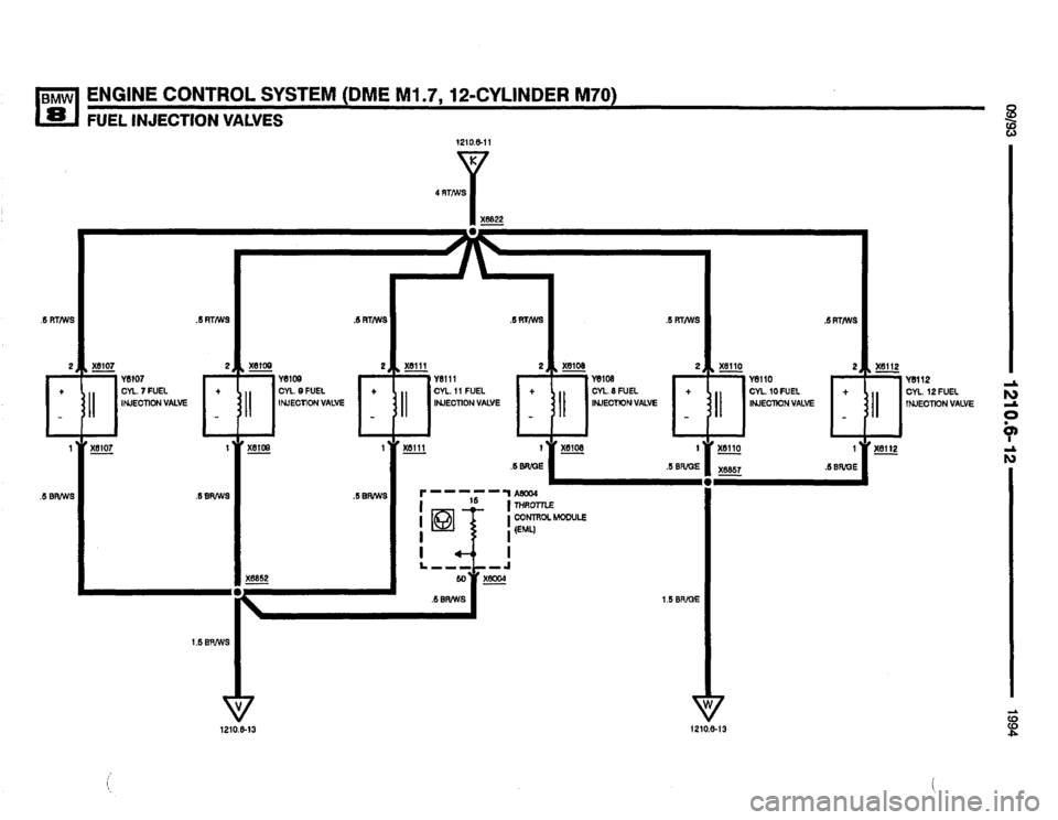 BMW 850csi 1994 E31 Electrical Troubleshooting Manual 