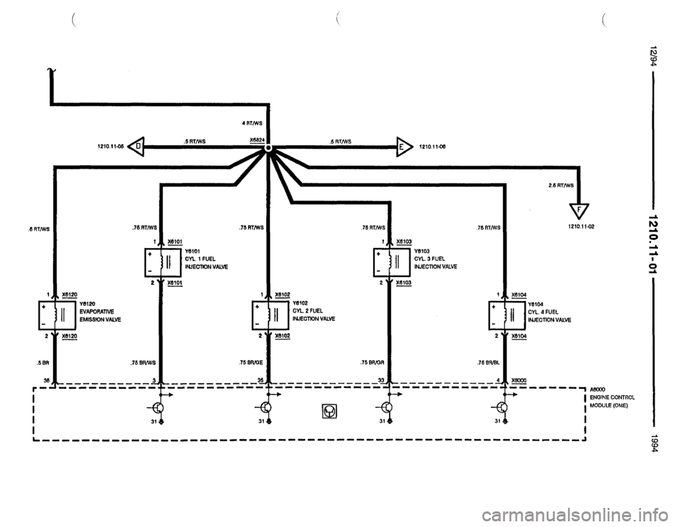 BMW 850csi 1994 E31 Electrical Troubleshooting Manual 