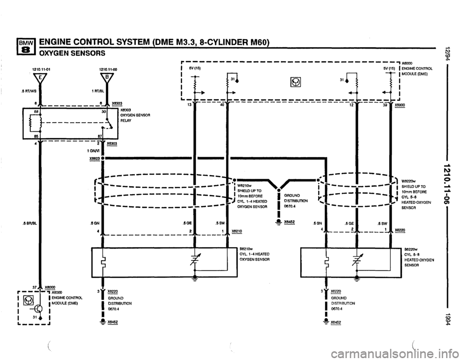 BMW 850csi 1994 E31 Electrical Troubleshooting Manual 