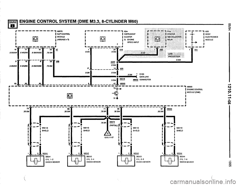 BMW 850csi 1994 E31 Electrical Troubleshooting Manual 