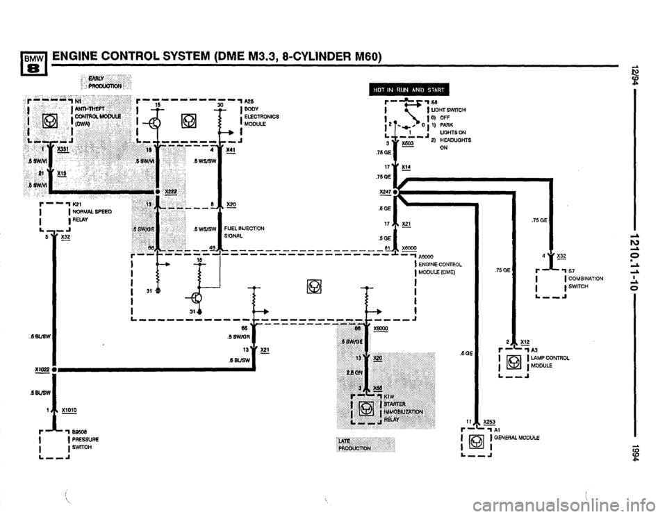 BMW 850csi 1994 E31 Electrical Troubleshooting Manual 