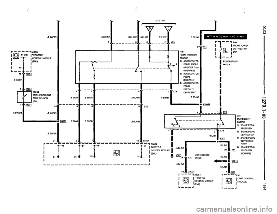 BMW 850csi 1994 E31 Electrical Troubleshooting Manual 