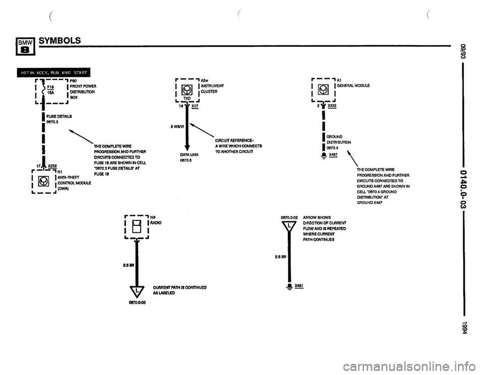 BMW 850csi 1994 E31 Electrical Troubleshooting Manual 