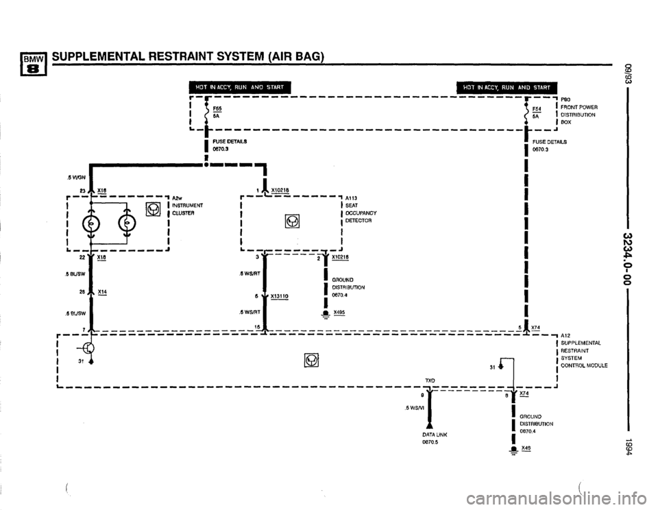 BMW 850csi 1994 E31 Electrical Troubleshooting Manual 
