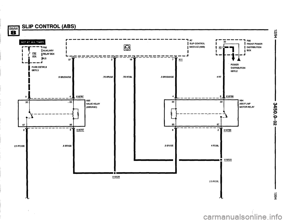 BMW 850csi 1994 E31 Electrical Troubleshooting Manual 