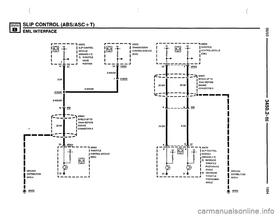 BMW 850csi 1994 E31 Electrical Troubleshooting Manual 