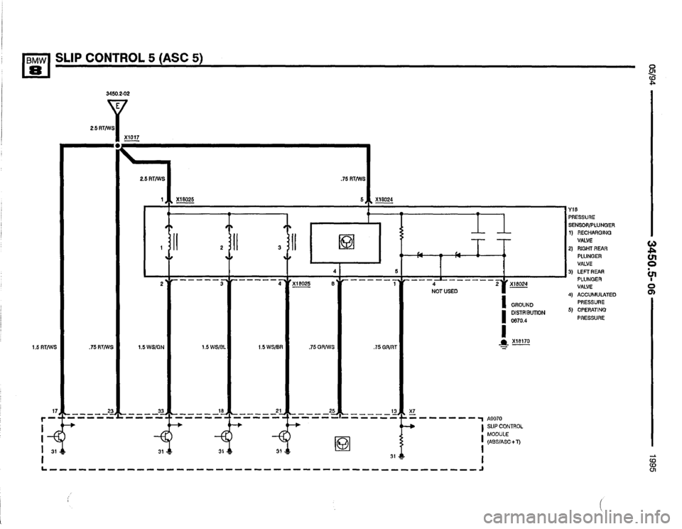 BMW 850csi 1994 E31 Electrical Troubleshooting Manual 