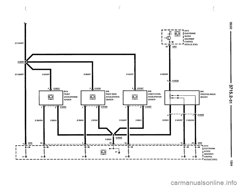 BMW 850csi 1994 E31 Electrical Troubleshooting Manual 