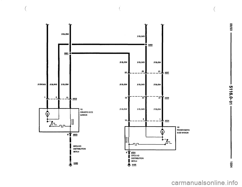 BMW 850csi 1994 E31 Electrical Troubleshooting Manual 