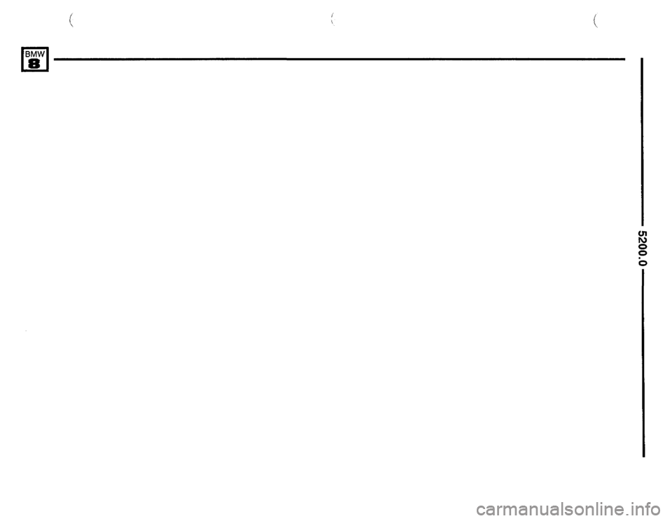BMW 850csi 1994 E31 Electrical Troubleshooting Manual 