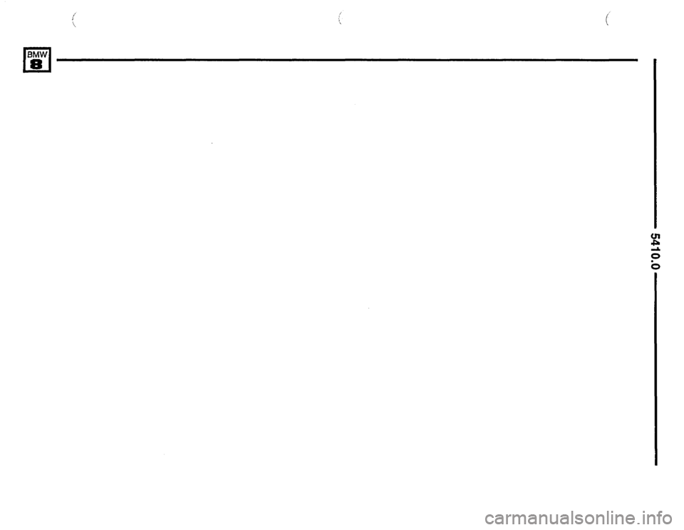 BMW 850csi 1994 E31 Electrical Troubleshooting Manual 