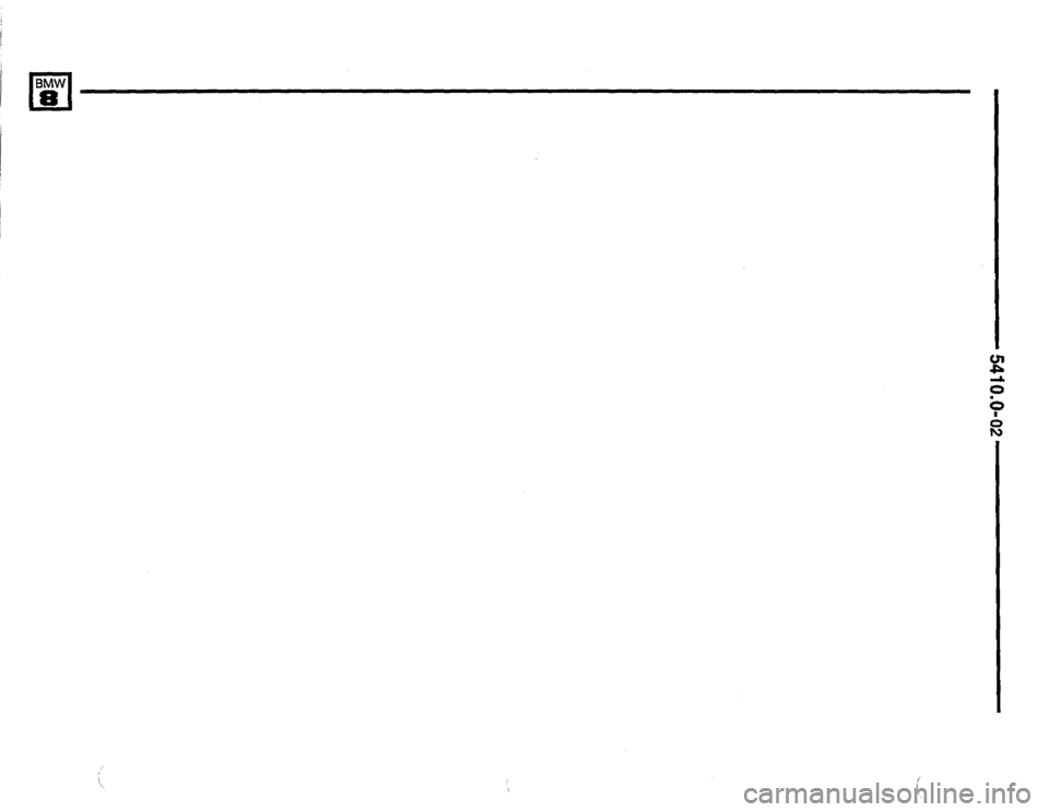 BMW 850csi 1994 E31 Electrical Troubleshooting Manual 