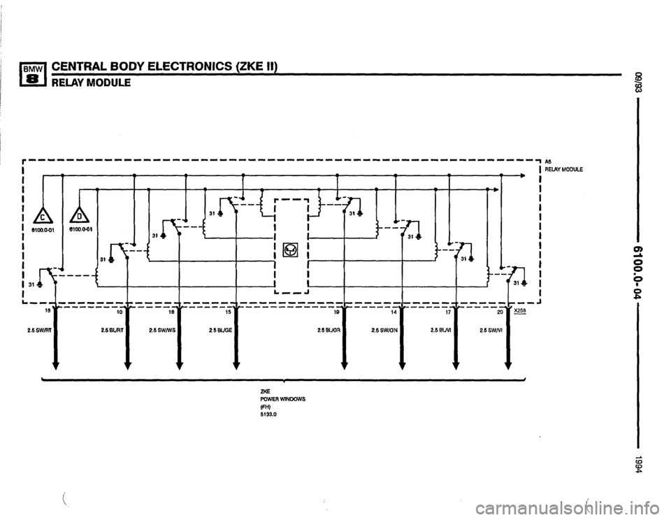 BMW 850csi 1994 E31 Electrical Troubleshooting Manual 