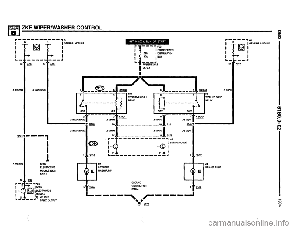 BMW 850csi 1994 E31 Electrical Troubleshooting Manual 