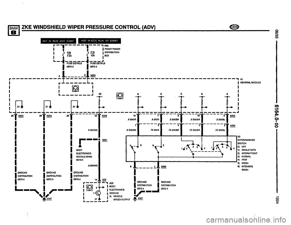 BMW 850csi 1994 E31 Electrical Troubleshooting Manual 