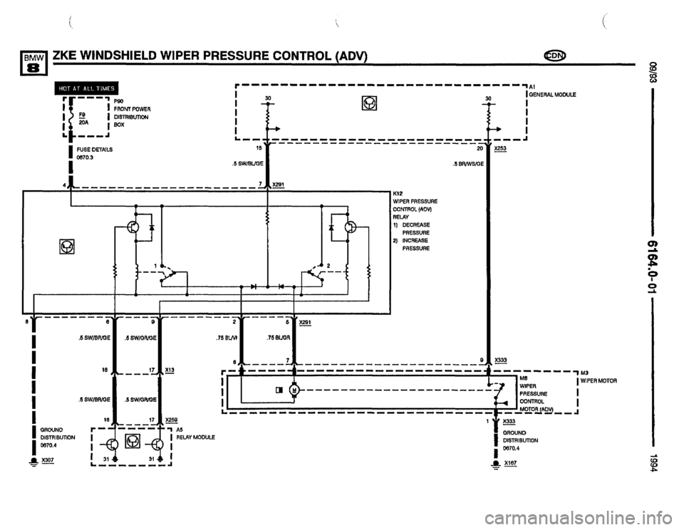 BMW 850csi 1994 E31 Electrical Troubleshooting Manual 