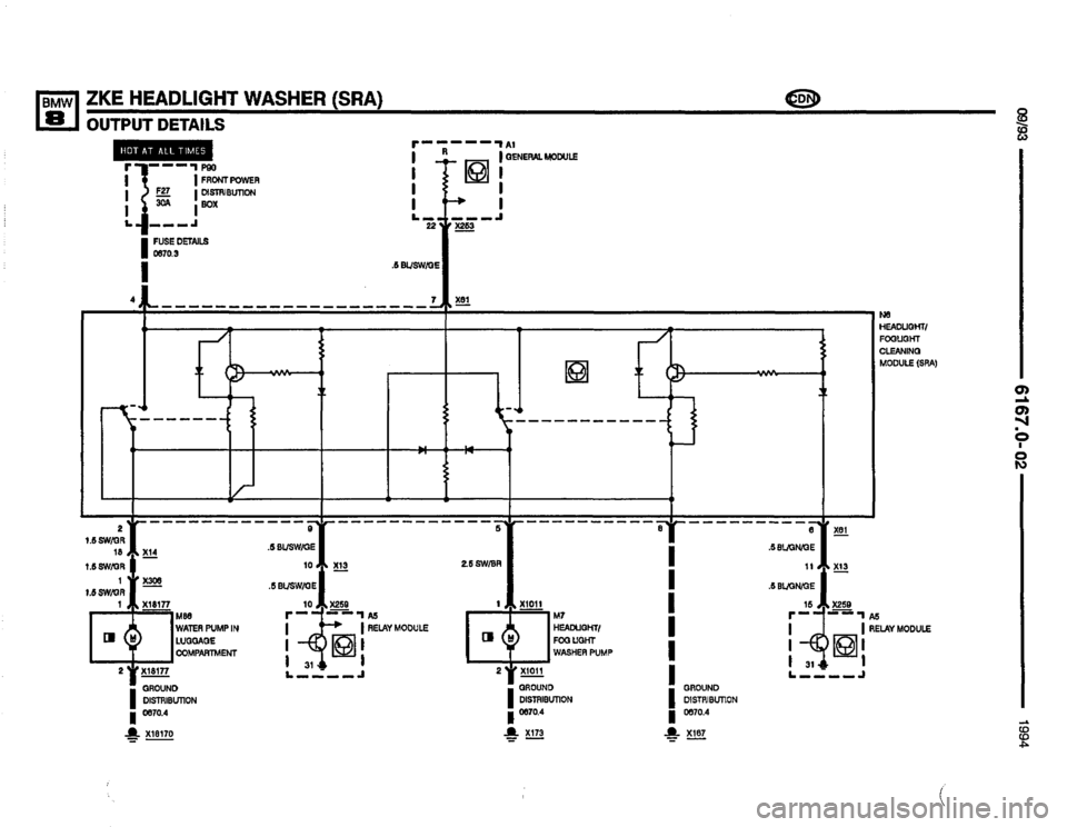 BMW 850csi 1994 E31 Electrical Troubleshooting Manual 