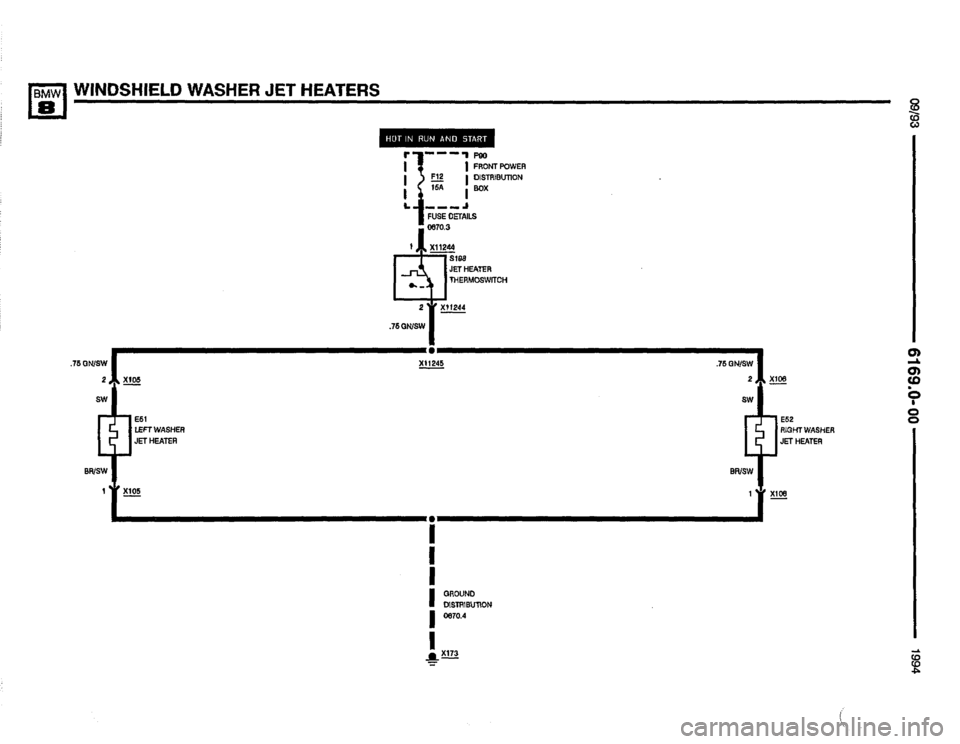 BMW 850csi 1994 E31 Electrical Troubleshooting Manual 