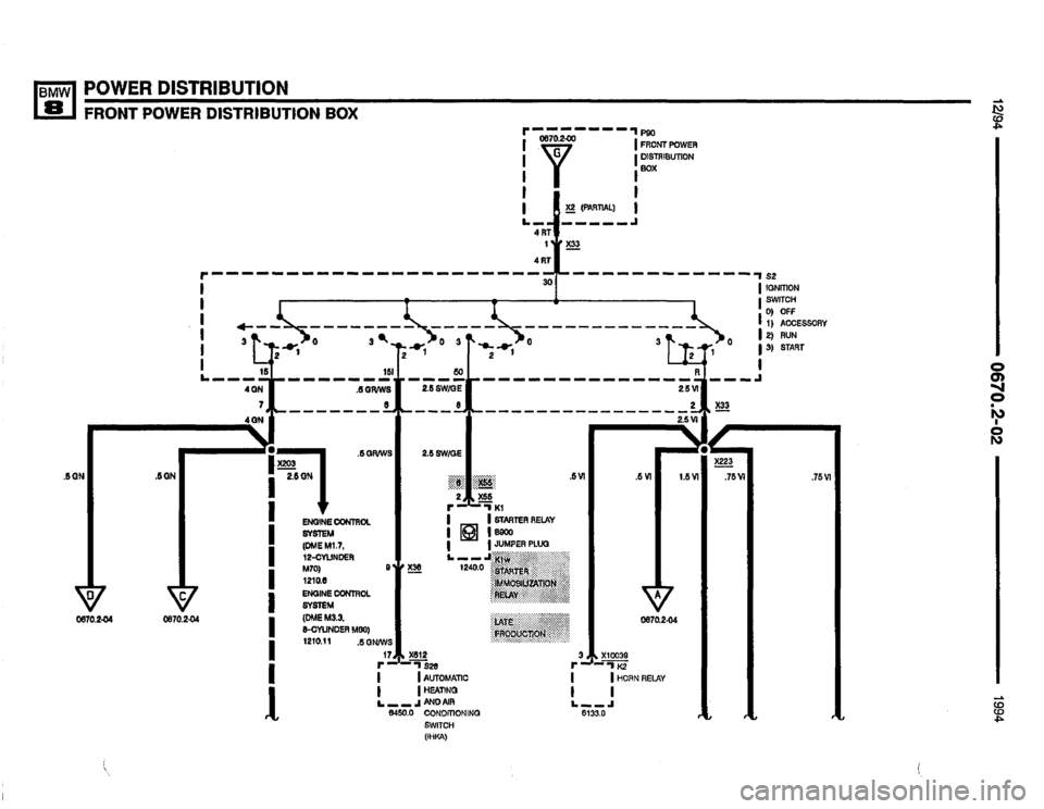 BMW 850csi 1994 E31 Electrical Troubleshooting Manual 