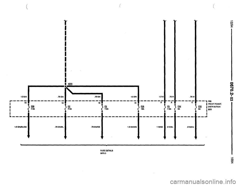 BMW 850csi 1994 E31 Electrical Troubleshooting Manual 