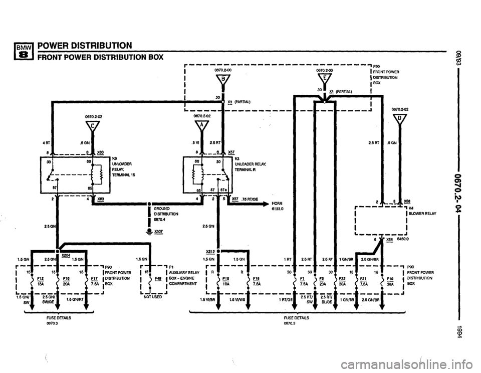 BMW 850csi 1994 E31 Electrical Troubleshooting Manual 