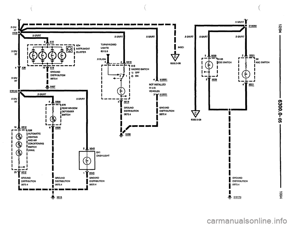 BMW 850csi 1994 E31 Electrical Troubleshooting Manual 