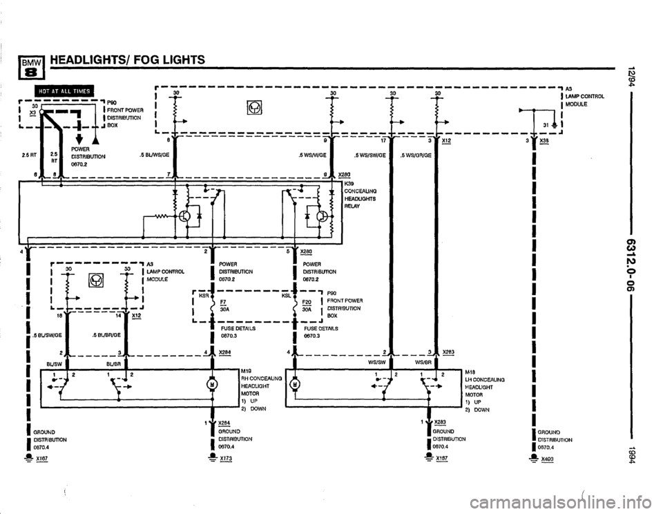 BMW 850csi 1994 E31 Electrical Troubleshooting Manual 