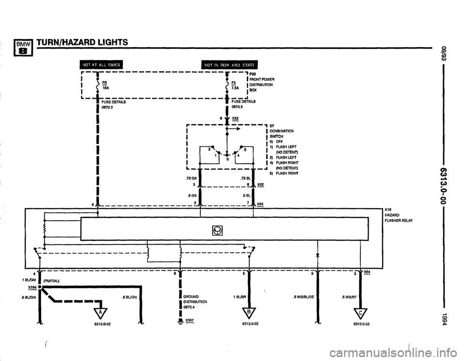 BMW 850csi 1994 E31 Electrical Troubleshooting Manual 