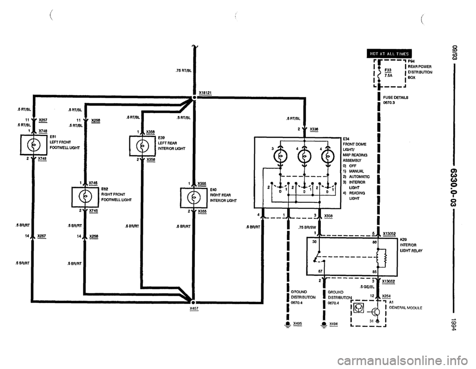 BMW 850csi 1994 E31 Electrical Troubleshooting Manual 
