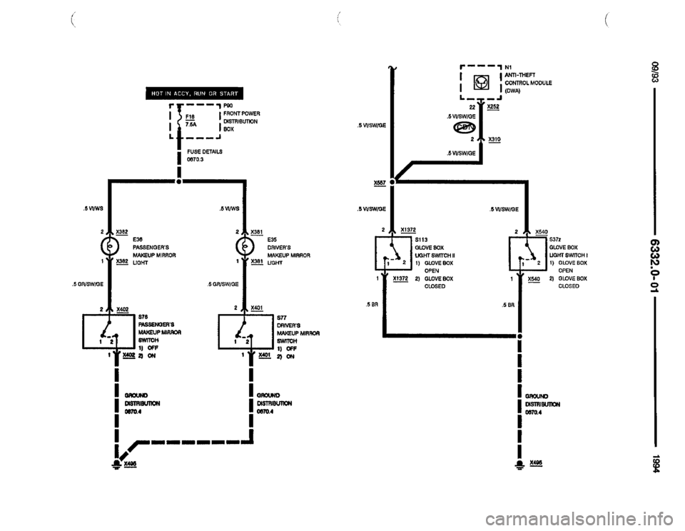 BMW 850csi 1994 E31 Electrical Troubleshooting Manual 