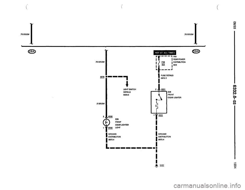 BMW 850csi 1994 E31 Electrical Troubleshooting Manual 