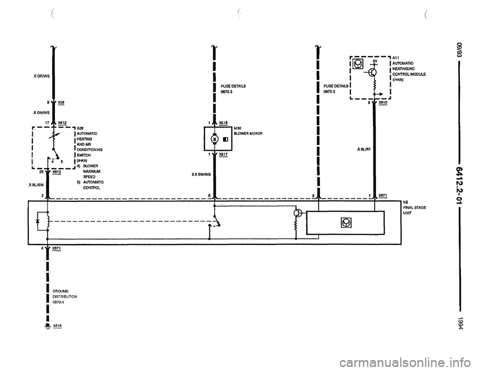 BMW 850csi 1994 E31 Electrical Troubleshooting Manual 