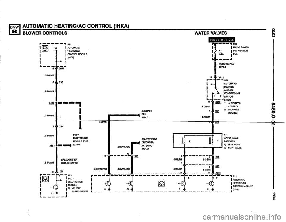BMW 850csi 1994 E31 Electrical Troubleshooting Manual 