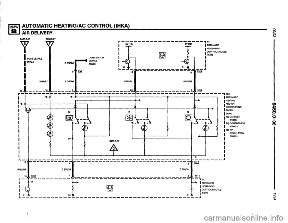 BMW 850csi 1994 E31 Electrical Troubleshooting Manual 