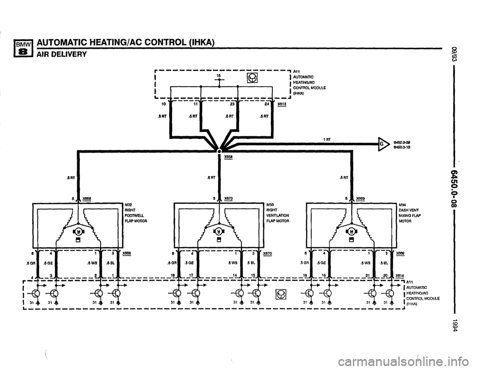BMW 850csi 1994 E31 Electrical Troubleshooting Manual 