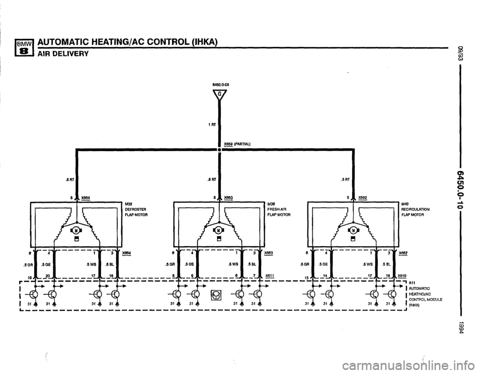 BMW 850csi 1994 E31 Electrical Troubleshooting Manual 