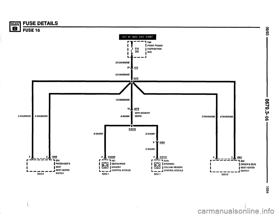 BMW 850csi 1994 E31 Electrical Troubleshooting Manual 