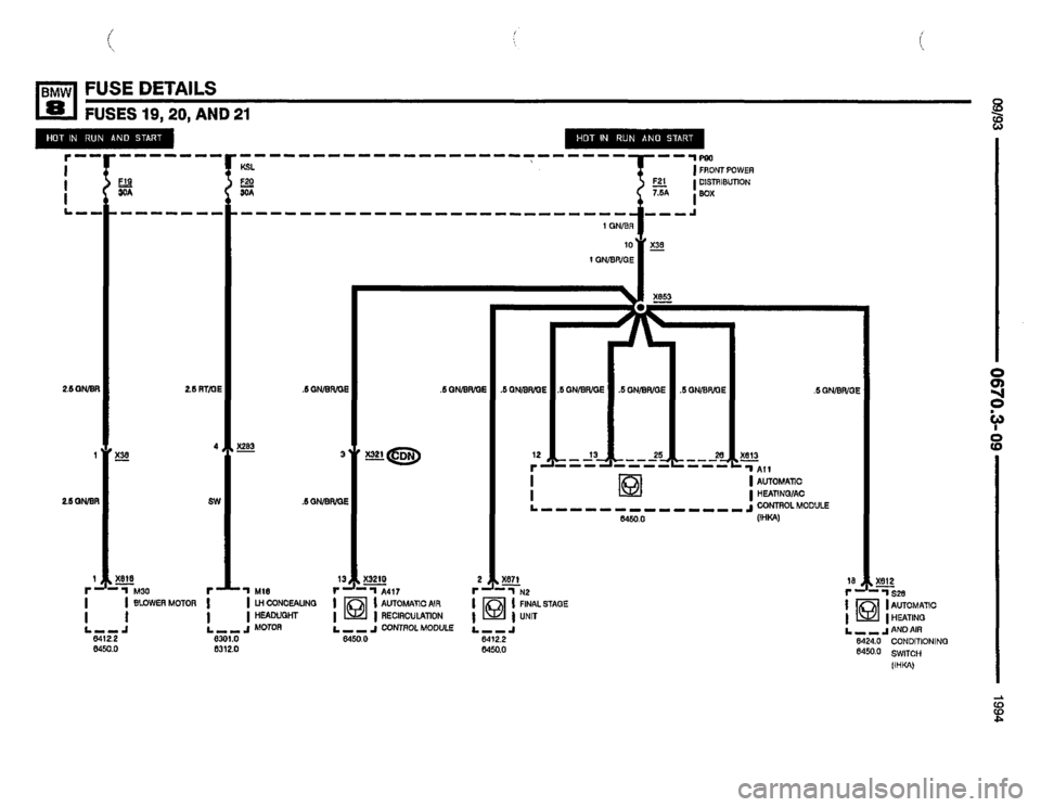 BMW 850csi 1994 E31 Electrical Troubleshooting Manual 