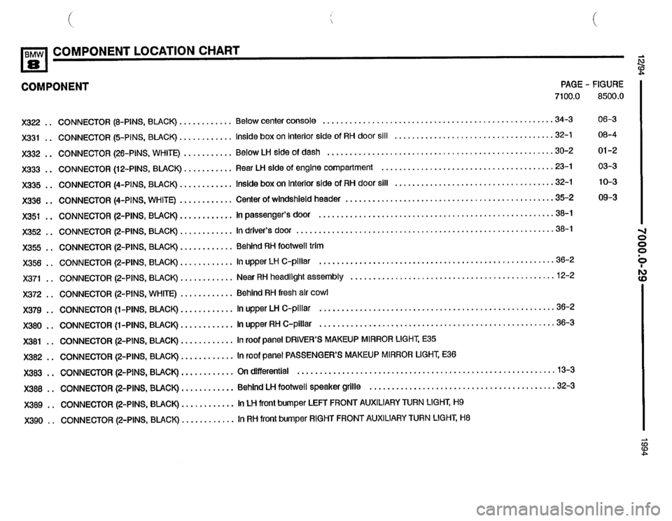 BMW 850csi 1994 E31 Electrical Troubleshooting Manual 