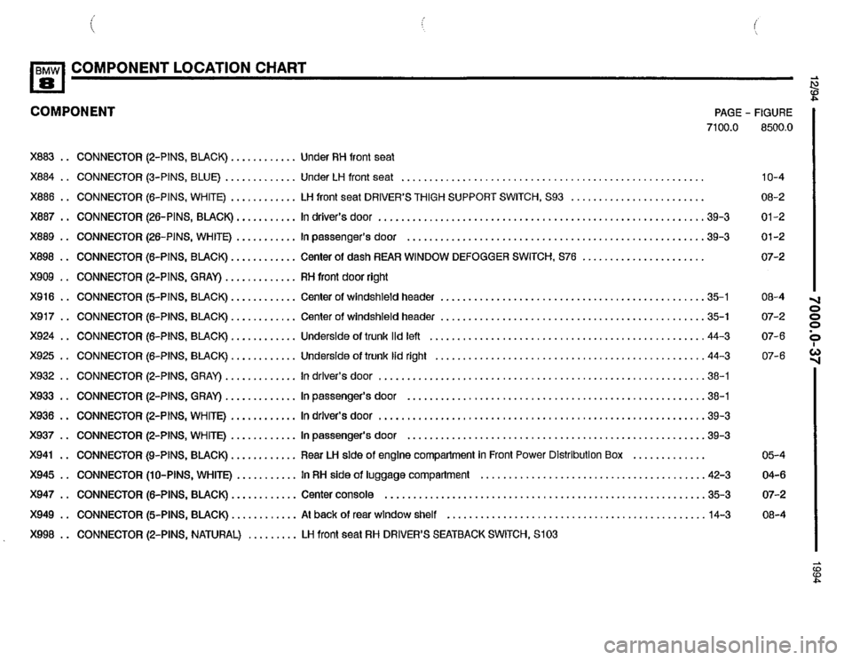 BMW 850csi 1994 E31 Electrical Troubleshooting Manual 