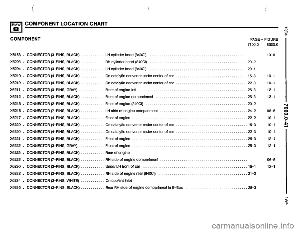 BMW 850csi 1994 E31 Electrical Troubleshooting Manual 