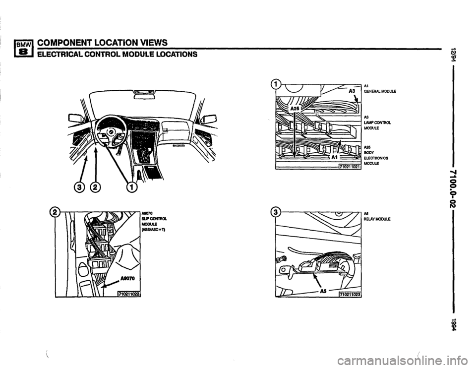 BMW 850csi 1994 E31 Electrical Troubleshooting Manual 