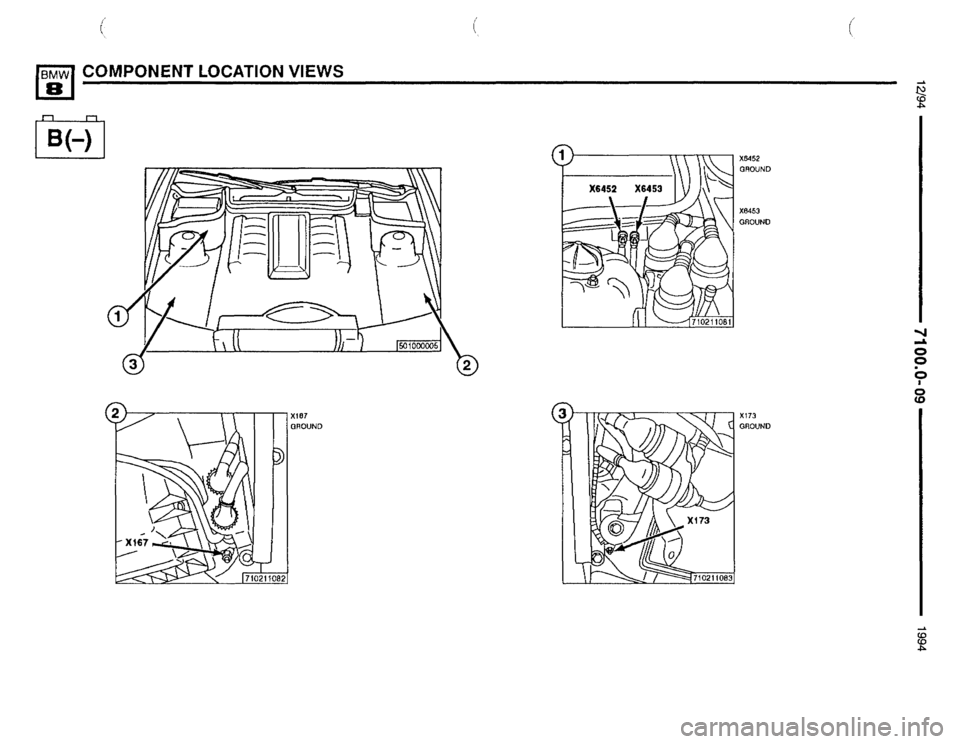 BMW 850csi 1994 E31 Electrical Troubleshooting Manual 