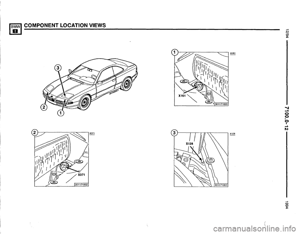 BMW 850csi 1994 E31 Electrical Troubleshooting Manual 