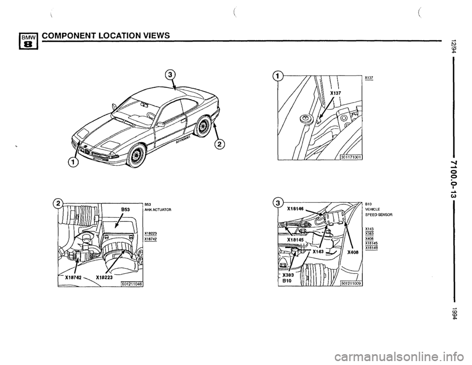 BMW 850csi 1994 E31 Electrical Troubleshooting Manual 